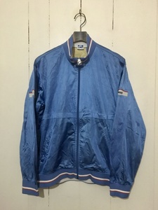 OLD オールド☆NIKE ナイキ WATER PROOF ウォータープルーフ ジャージ ジャケット M 光沢 青 ブルー 90