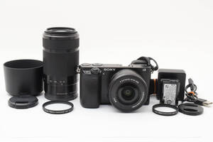 動作品　SONY α6000 ILCE-6000　ブラック　ミラーレス一眼カメラ