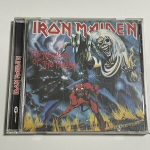 CD Iron Maiden『The Number Of The Beast』1998年再発リマスター盤 PV収録 アイアン・メイデン 魔力の刻印 Sanctuary CK 86210
