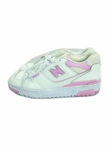 NEW BALANCE◆BBW550/ホワイト/24.5cm/WHT