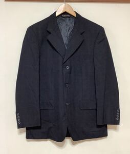 り1440 Brooks Brothers ブルックスブラザーズ ウールテーラードジャケット 37SHT ダークネイビー 3B ショルダーパッド