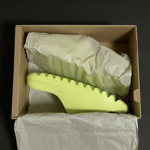 adidas YEEZY Slide Glow Green GX6138 US9 アディダス イージー スライド グロウグリーン 27.5cm サンダル イージースライド