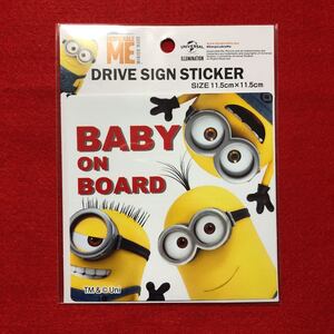 新品　ベビーインカーステッカー☆ミニオン*Minion sticker★Baby on board