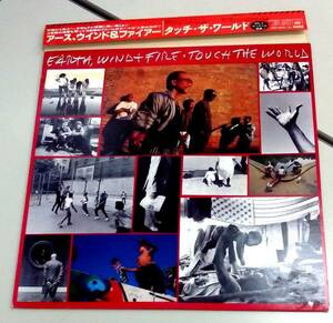 EARTH WIND&FIRE◆アースウィンド＆ファイア◆Touch the world ◆ＬＰレコード◆帯付