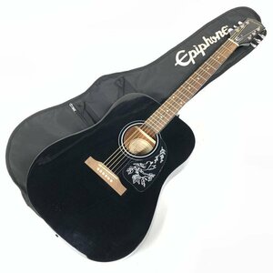 Epiphone エピフォン STARLING EB アコースティックギター シリアルNo.20121302127 黒系 ソフトケース付き★動作品