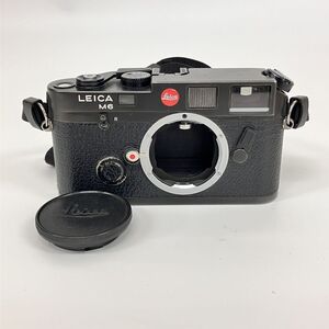 tyis6713-1 213 動作未確認 LEICA M6ライカ レンジファインダーフィルムカメラ ボディ 黒 245万番台 純正ストラップ付き 空シャッターOK