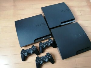 PS3 本体3台　2000A 2500A　3000A 合計3台　コントローラー3個（純正品）セット