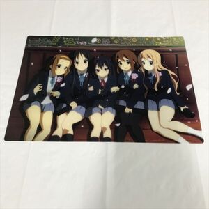 B23613 ◆けいおん　A4サイズ クリアポスター ★同梱で送料追加なし★