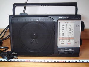 ★使用感が無く美品★SONY★AM/FM2バンドラジオ★ICF-801★ワイドFM対応★アナウンサーの音声が目の前に居るようでクリアーです★