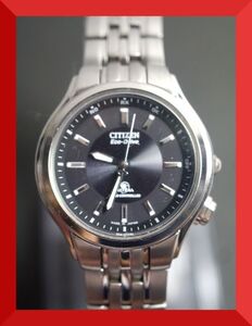 シチズン CITIZEN アテッサ エコドライブ ラジオコントロール 3針 純正ベルト チタン H330-T008682 女性用 レディース 腕時計 日本製 y322