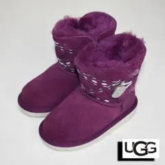 ＵＧＧ 子供用 ムートンブーツ【パープル/14.5㎝】美品！