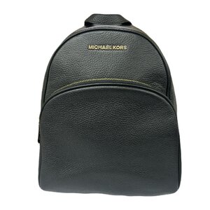 ■ 1円 ～ 正規 美品 ■ マイケルコース MICHAEL KORS ■ ミディアム バックパック ■ 30SOGAYB6L リュック レザー 革 ブラック レディース