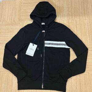 【美品】MONCLER モンクレール　フードパーカー ジップアップ　黒　M