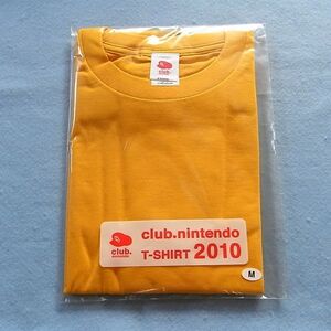 ▼▼▼ クラブニンテンドー ティーシャツ T シャツ 2010 マスタード club.nintendo T-SHIRT 06 M ▼▼▼