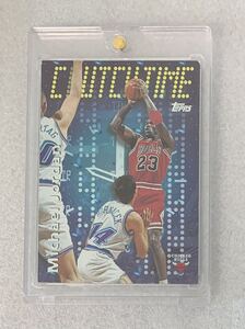 鬼レア Michael Jordan 1998 Topps Clutch Time マイケル・ジョーダン レジェンド NBA カード