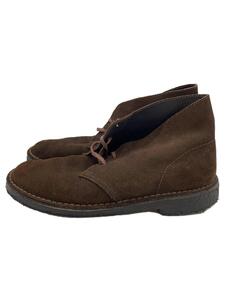 Clarks◆ブーツ/US8.5/BRW/スウェード