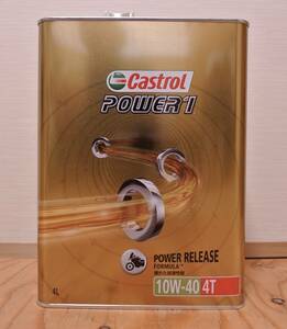 4L×1本 カストロール パワーワン CASTROL POWER1 4T 10W-40 エンジンオイル 二輪車用 ②