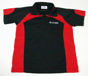 GOSEN（ゴーセン）／ジップシャツ・ゲームシャツ-02071400/sizeS- ／管CLY