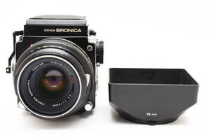 ★ゼンザブロニカ ZENZA BRONICA ETR ＋ ZENZANON MC 75mm F2.8 中判レンズ★　R6616＃40