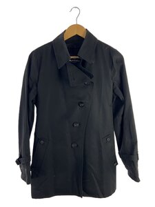 Aquascutum◆トレンチコート/7/ウール/BLK/1257002-99