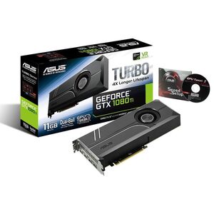 ASUS Turboシリーズ NVIDIA GeForce GTX1080TI搭載ビデオカード ベースクロック1480MHz TURBO-G