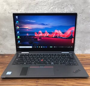 1円～ ●LENOVO ThinkPad X1 Yoga Gen4 / Core i5 8265U (1.60GHz) / メモリ 8GB / NVMe SSD 256GB / 14型 フルHD / Windows10 Pro 64bit