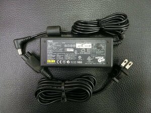 中古 NEC アダプター ADP-60JH 差込外径: 6.5mm 入力: 100-240V/1.5A 出力: 15V/4A コンセント: 2極 管理No.34416