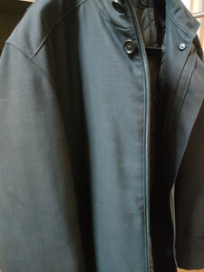 ☆ビジネスコート　取外しインナー付　ロングコート　黒紺色　高級感のある仕様☆