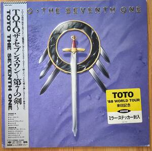 Toto / The Seventh One ザ・セブンス・ワン ～第7の剣～ 帯付き LP レコード 28AP 5001