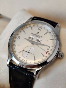 JAEGER-LECOULTRE ジャガールクルト マスターデイト トリプルカレンダー 140.8.87 自動巻き ステンレススティール メンズ 腕時計