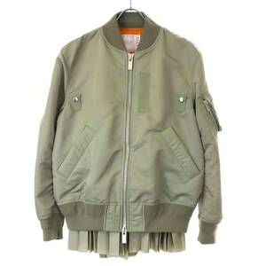 sacai サカイ 23SS Nylon Twill Blouson ナイロンツイルブルゾン 23-069030 オリーブ 1 ITXFQVNQB3TS