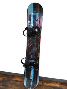 Rossignol/ロシニョール スノーボード DISTRICT-BLACK 147cm ビンディング S/Mサイズ スノー用品 ウィンタースポーツ 現状品『ZC077ジ』