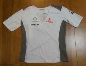 ボーダフォン マクラーレン メルセデス メルセデスベンツ Vodafone McLaren Mercedes Benz HUGO BOSS F1 Ｔシャツ L