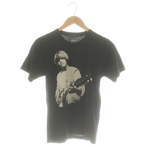 ジィ ヒステリック トリプルエックス Thee Hysteric XXX Tシャツ 半袖 THE ROLLING STONES BRIAN JONES フォトプリント S 黒 ブラック