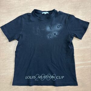 LOUIS VUITTON CUP ルイヴィトン カップ　　半袖Tシャツ　　サイズS　黒　ブラック