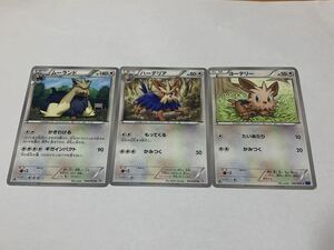 中古　ポケモンカード 進化セット　ヨーテリー049/060 ハーデリア043/053 ムーランド044/053