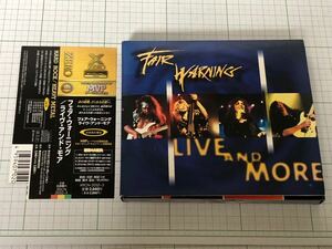 【国内盤　2CD 帯有り】FAIR WARNING（フェア・ウォーニング） ／ ライヴ・アンド・モア　（ポストカード付き）