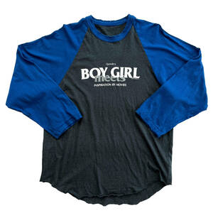 【美品】DAIRIKU ラグランTシャツ Boy meets Girl ダイリク The Summer Tour EDIFICE 2022S/S