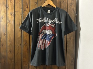 新品★ローリングストーンズ　US 1981 TOUR　ビンテージスタイル　Tシャツ【L】★ブルース/サイケデリック/ロックバンド/ROLLING STONES