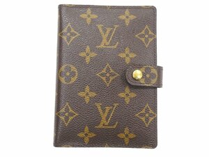 【美品】ルイヴィトン/LOUIS VUITTON モノグラム アジェンダ PM 手帳カバー R20005 SP2028 イニシャル