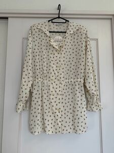 miss chloe☆ラクダ柄☆クロエブラウス☆新品サイズ40☆定価34000円