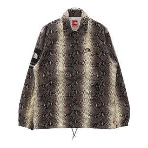 SUPREME シュプリーム 18SS ×THE NORTH FACE Snake Coaches Jacket ザノースフェイス スネークコーチジャケット NP11803I グレー