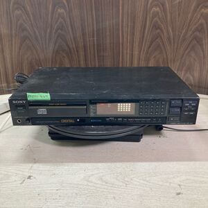 MYM1-427 激安 CDプレーヤー SONY COMPACT DISC PLAYER CDP-203 通電OK 中古現状品 ※3回再出品で処分