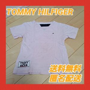 TOMMY HILFIGER 子供服 キッズ 古着 Tシャツ ピンク 女の子