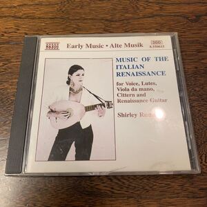 SHIRLEY RUMSEY MUSIC OF THE ITALIAN RENAISSAN