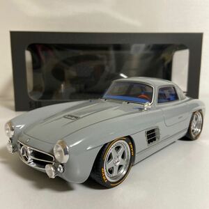 ★GTスピリット／GT_SPIRIT：1/18 ★メルセデス ベンツ 300SL ／Mercedes-Benz 300SL Gullwing By_S-KLUB (Grey) ★999台限定／未展示品♪