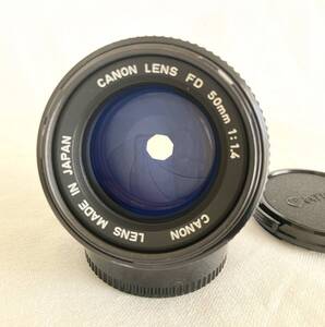 ◆極美品◆ キャノン CANON New FD 50mm F1.4 単焦点 MF 標準 レンズ フィルムカメラ