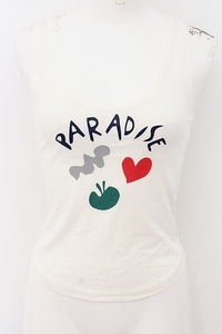 Vivienne Westwood / PARADISEタンクトップ 1 ホワイト O-24-08-11-017-to-IG-OS