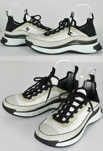 CHANEL HOMME sneaker size 42 シャネル メンズ ココマーク ロゴ スニーカー b8450