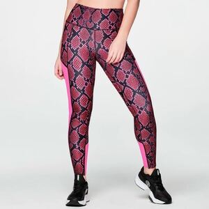 【正規品・新品】Zumba★ズンバ★Mサイズ★ Love Snakeskin High Waisted Ancle Leggings